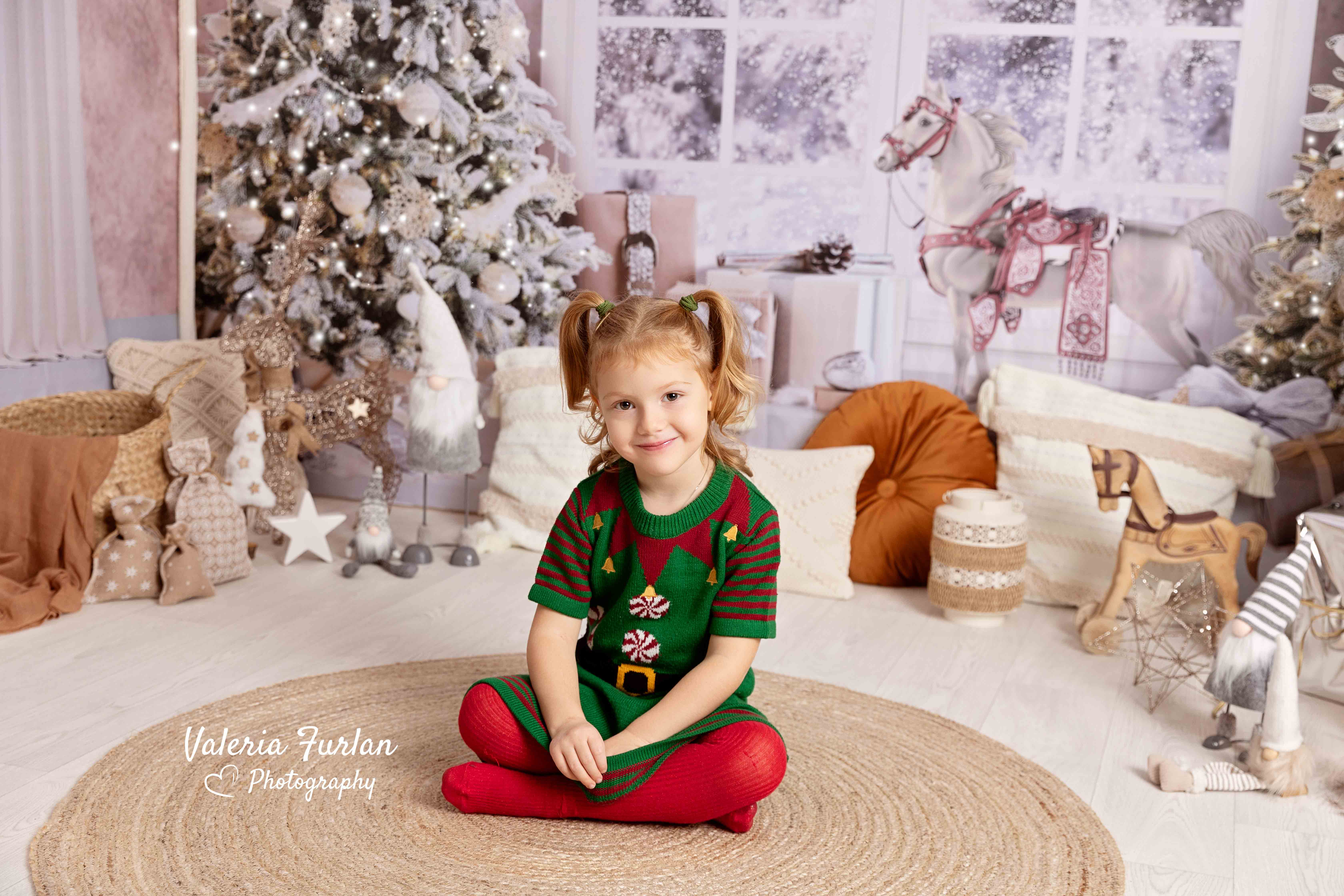 Séance photo de Noël en famille à Strasbourg