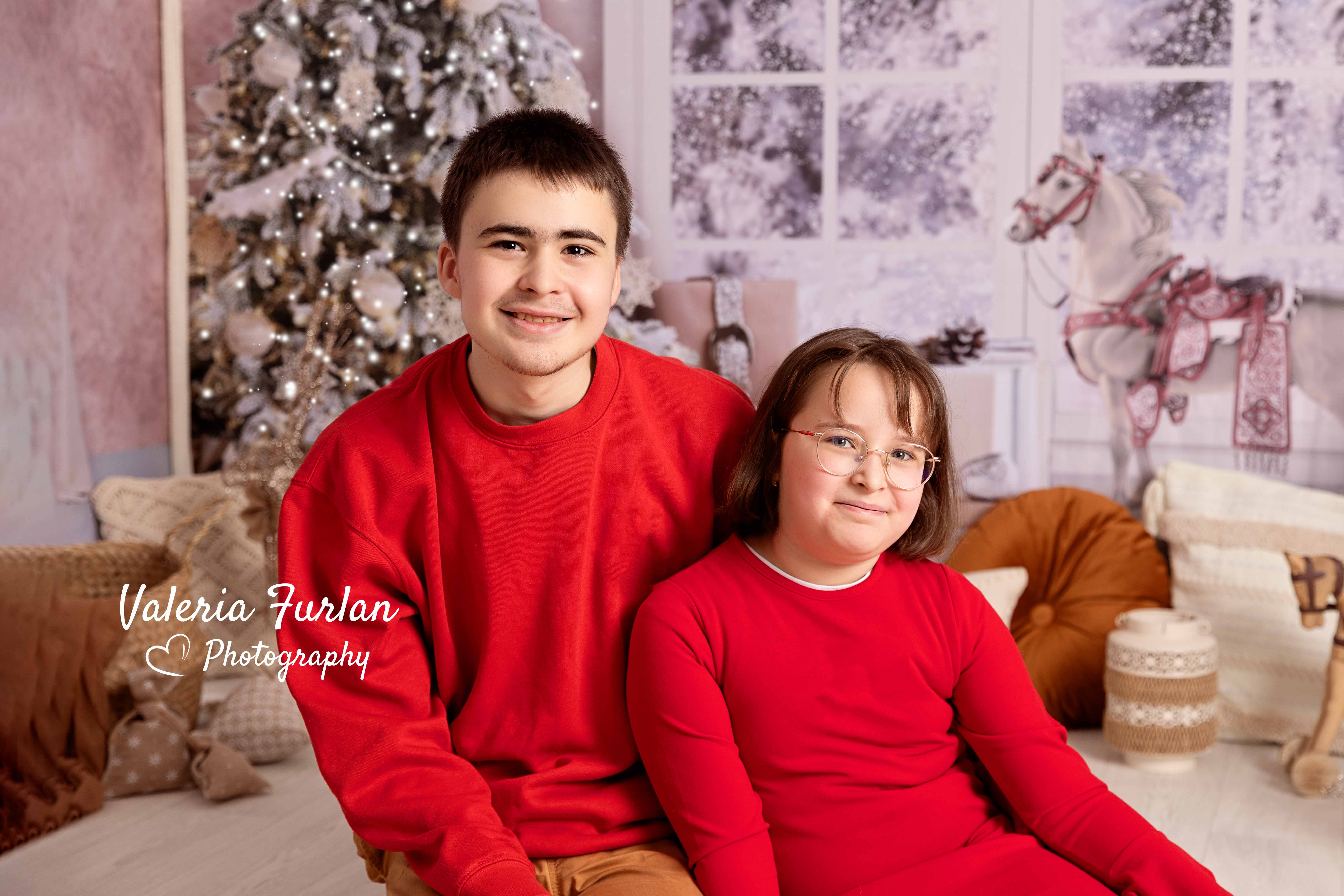 Séance photo de Noël en famille à Strasbourg