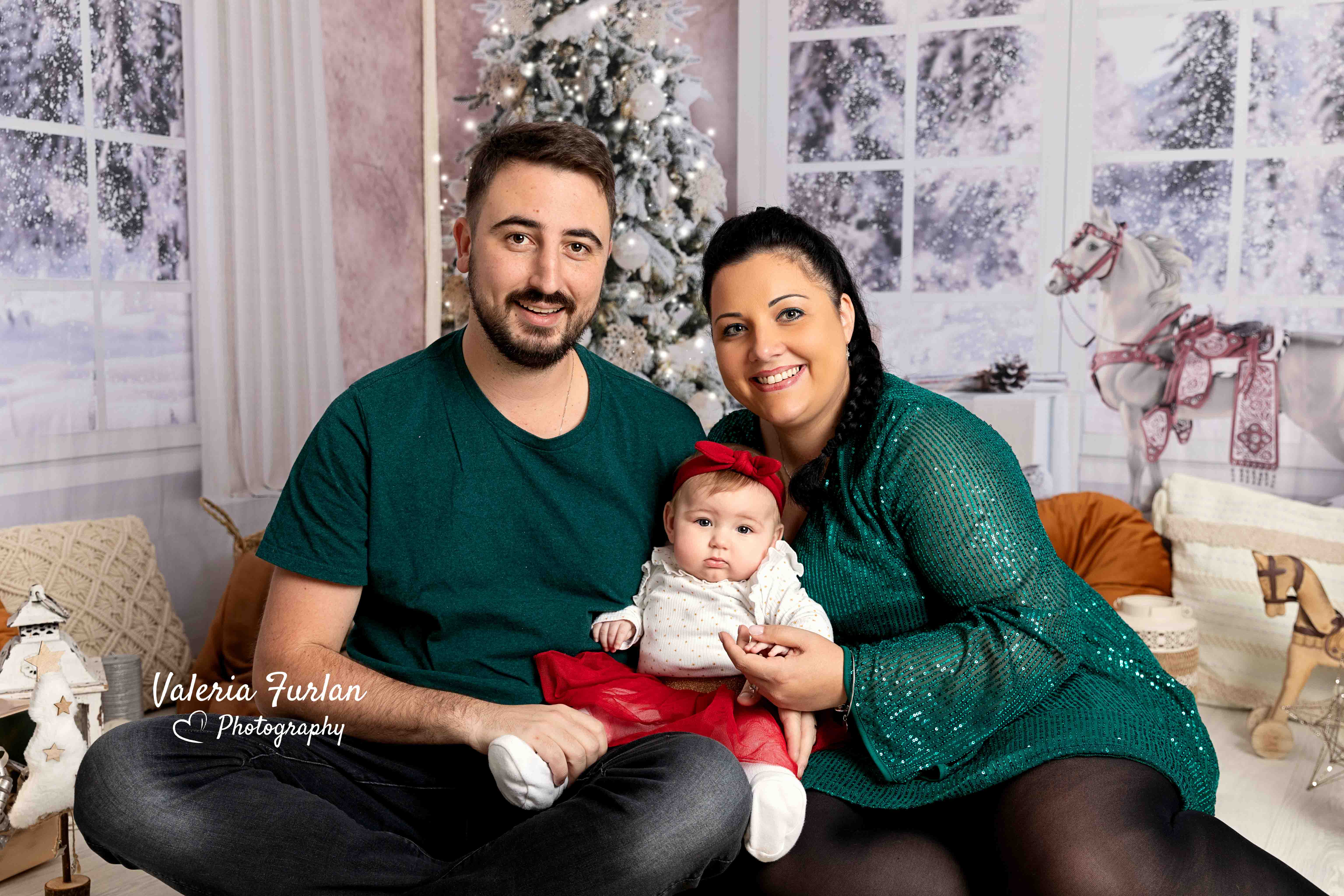 Séance photo de Noël en famille à Strasbourg