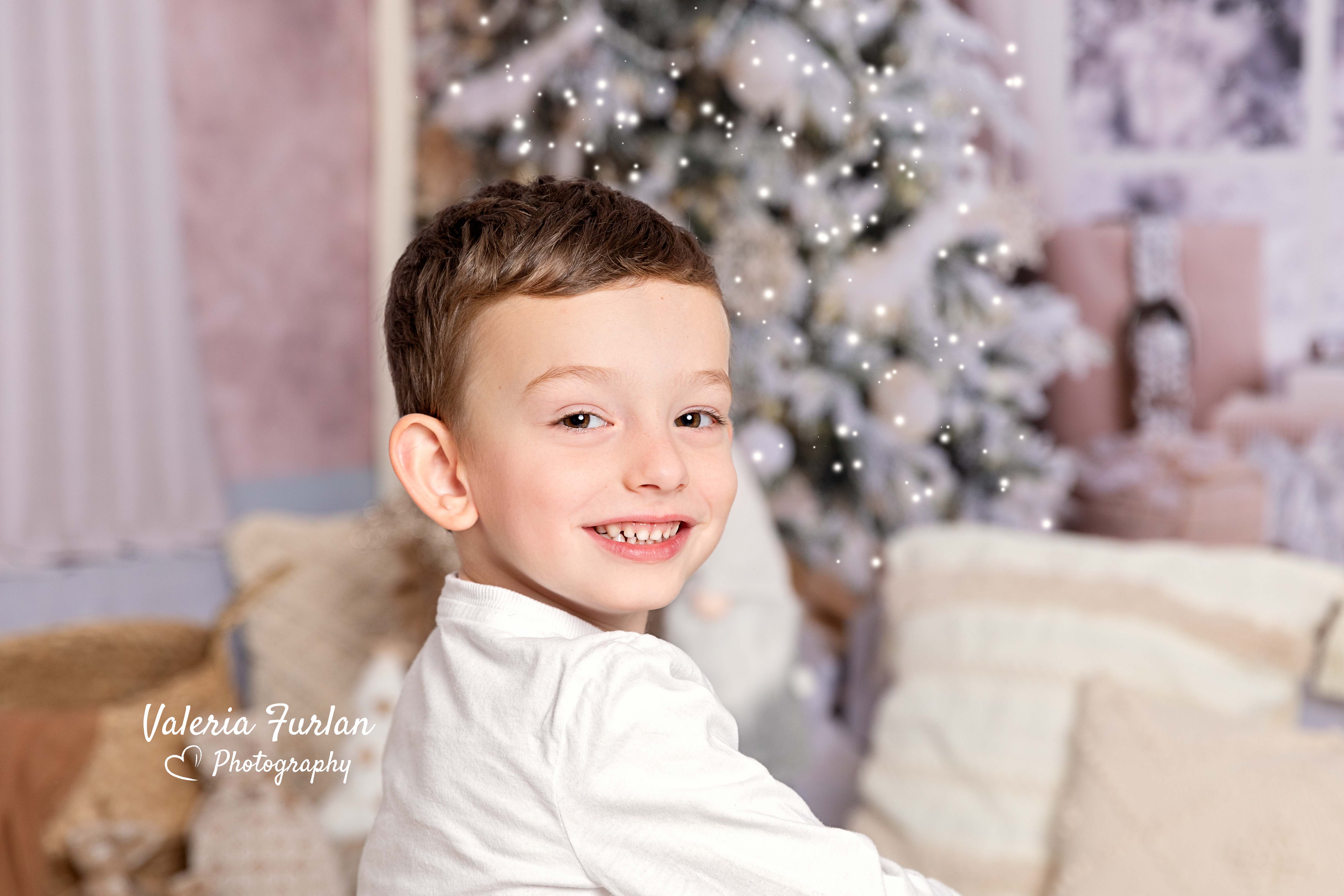 Séance photo de Noël en famille à Strasbourg