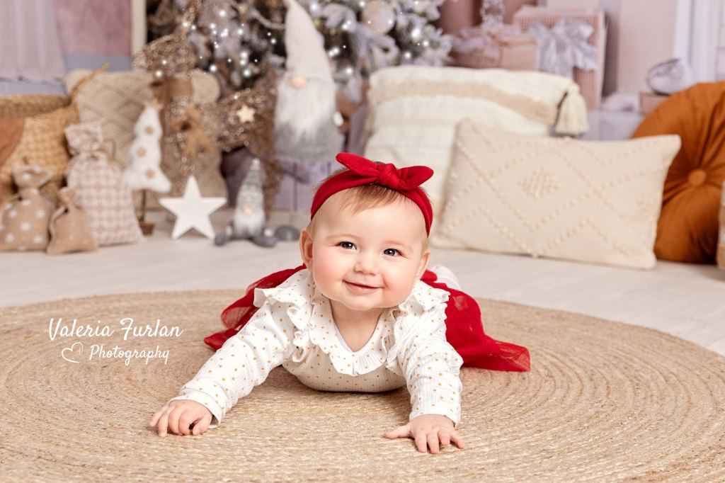 Séance photo de Noël à Strasbourg : le premier Noël de&nbsp;Louise