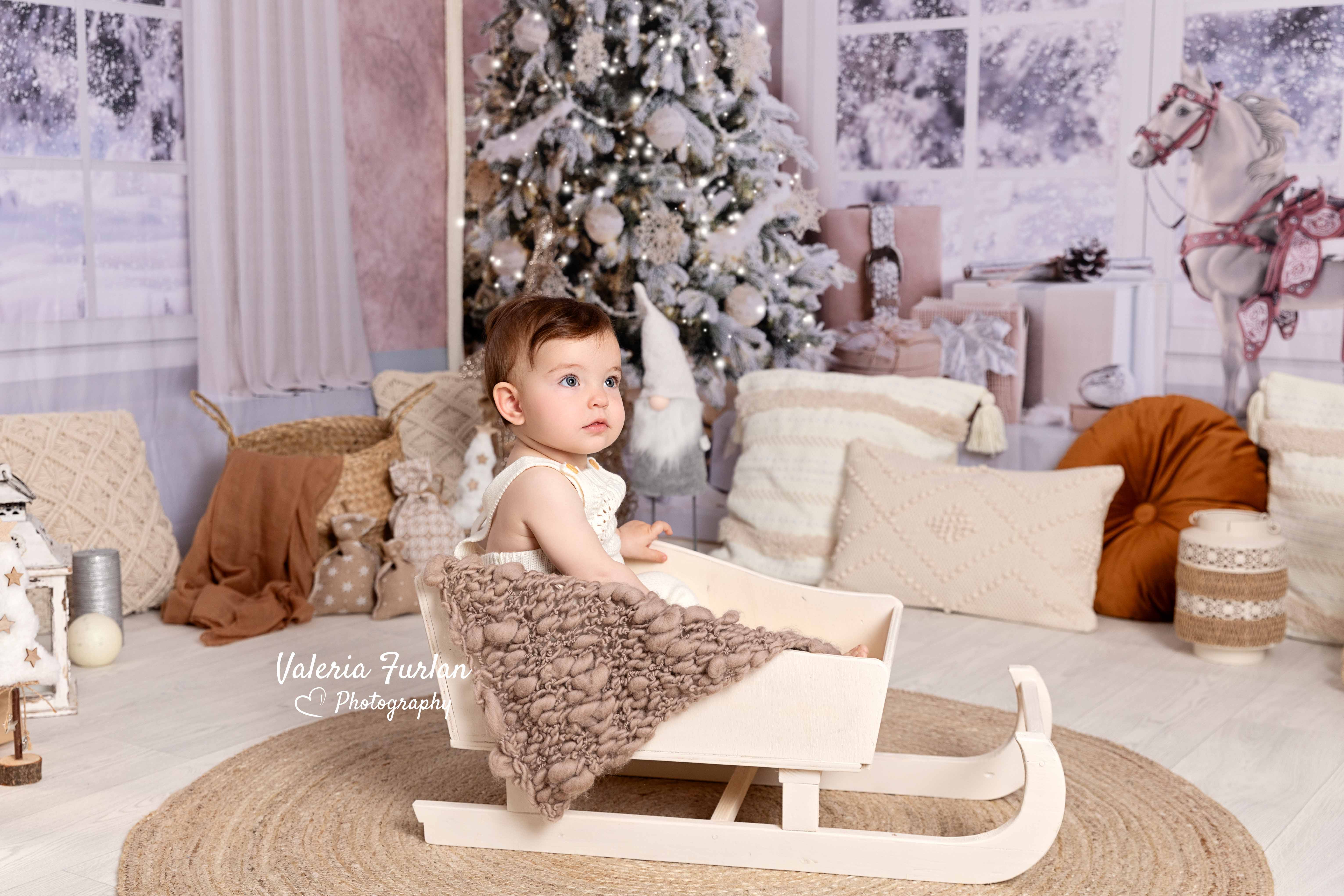 Séance photo de Noël en famille à Strasbourg