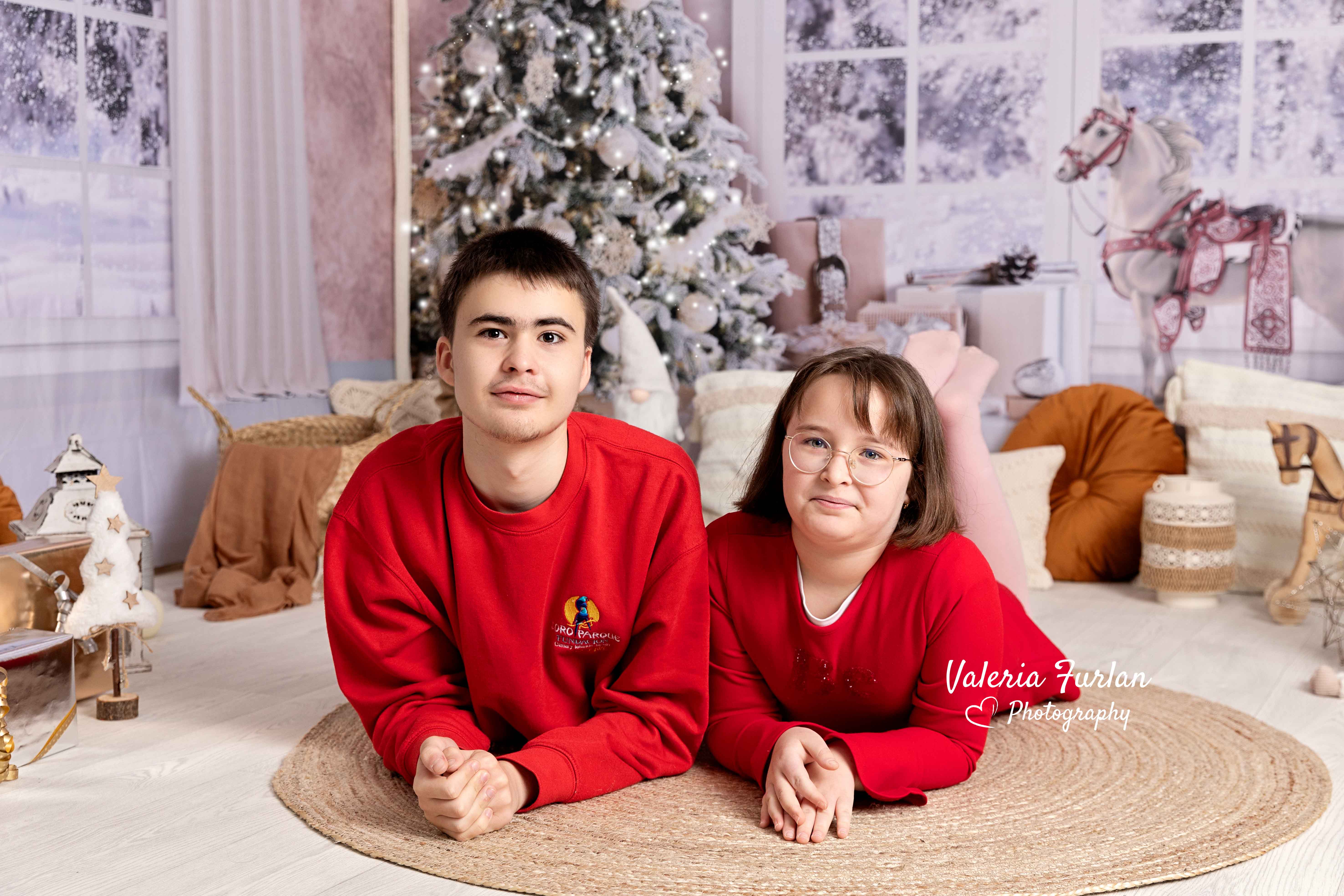Séance photo de Noël en famille à Strasbourg