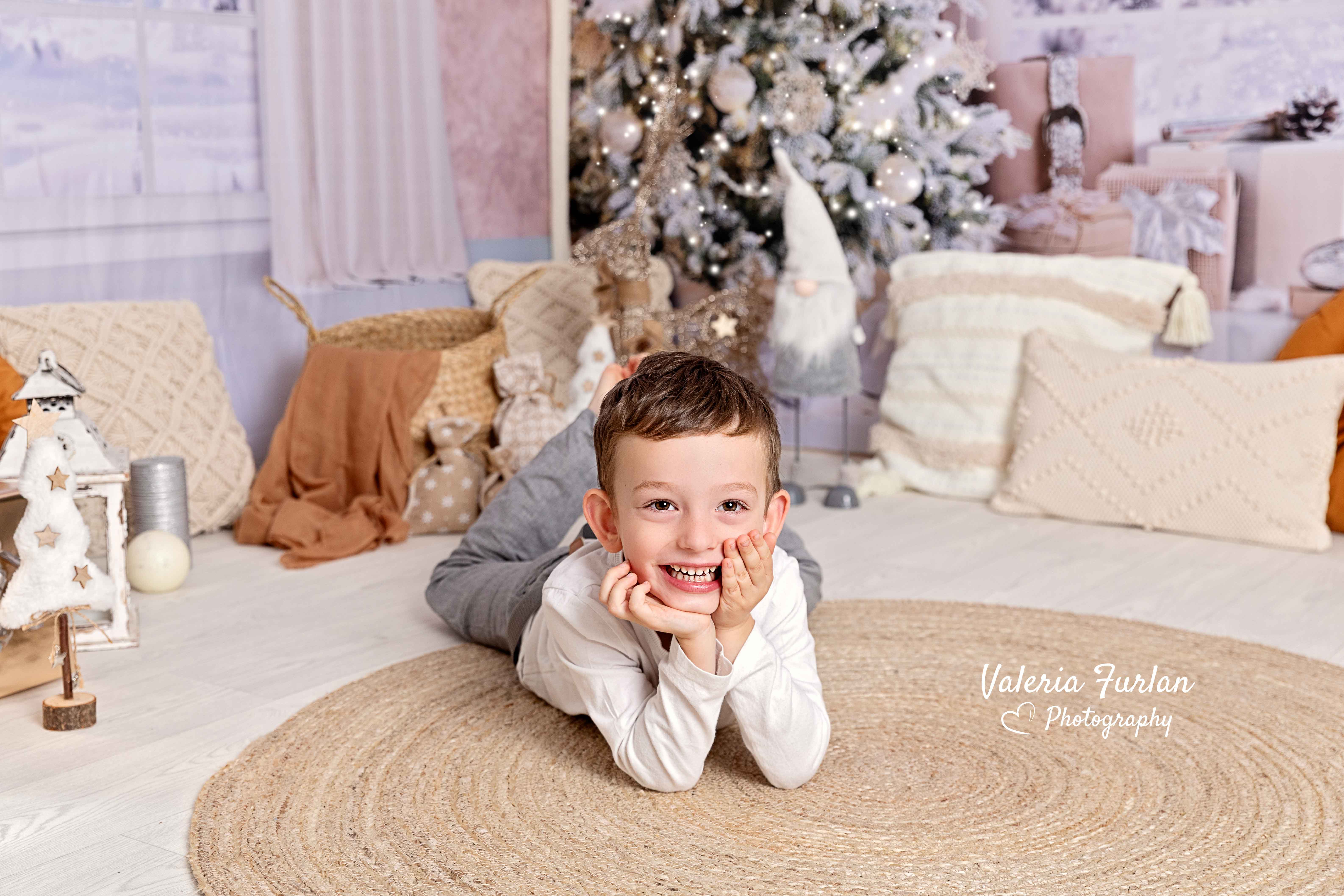 Séance photo de Noël en famille à Strasbourg