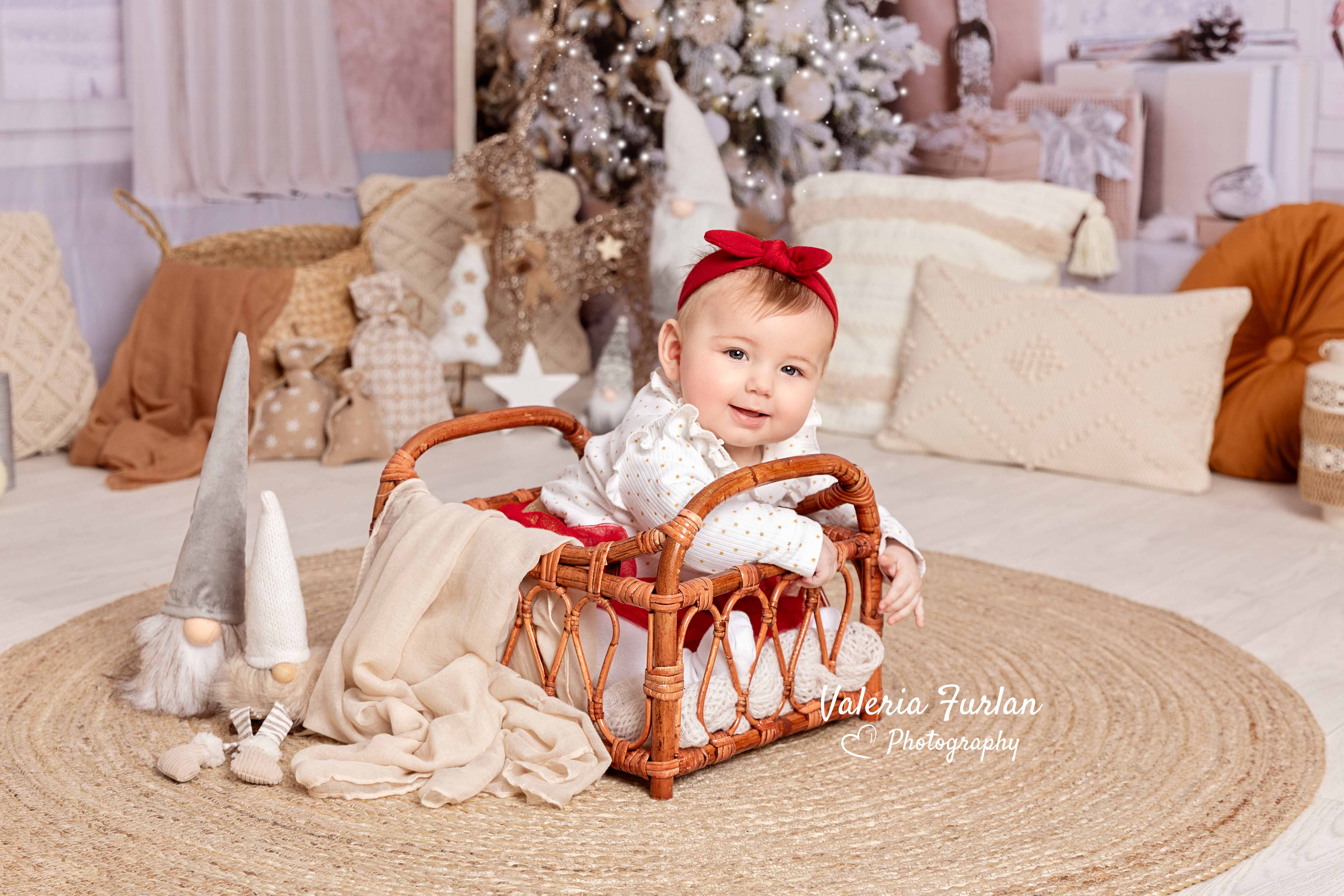 Séance photo de Noël en famille à Strasbourg