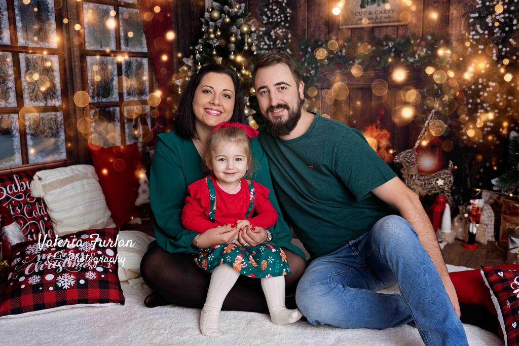 Les traditionnelles photos de Noël en famille à&nbsp;Strasbourg